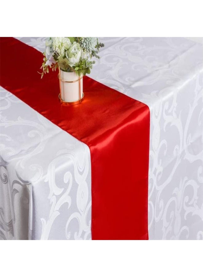 LYNLYN Red Satin Ribbon Roll, Solid Fabric Ribbon for Grand Opening Cutting Ceremonies, Gift Wrapping, Wedding and Party Decoration, Chair Sashes and Craft Use（10 x 200cm) - Image 5